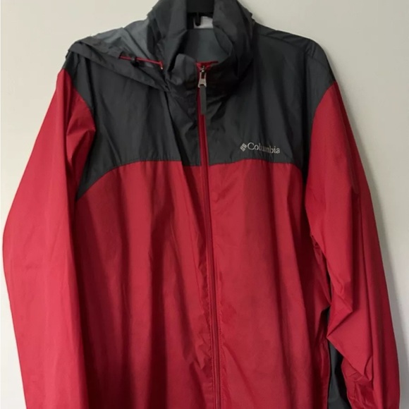 Columbia Men's Glennaker Lake rain jacket Red Size Large - Picture 2 of 4